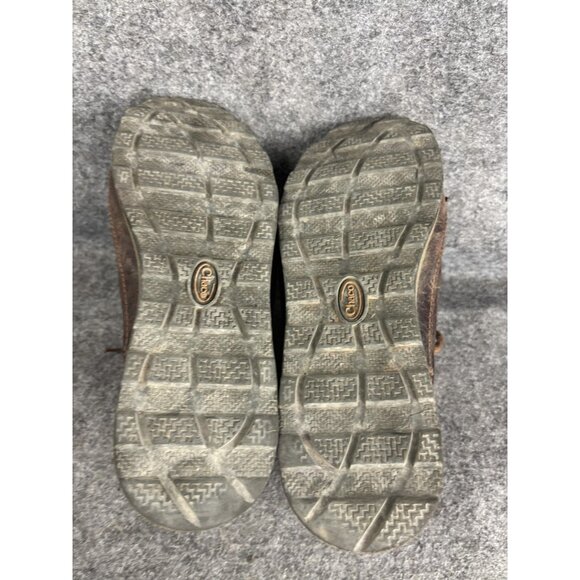 Chaco Boots Mens Size 9.5 Brown Leather Chukka Hiking Lace Up Ankle Casual Trail - Picture 10 of 10